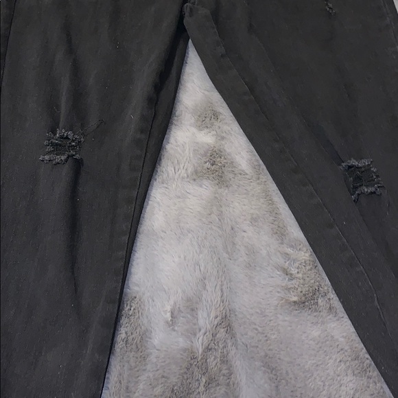 Almost Famous black jeans, with two rips. - Picture 3 of 5